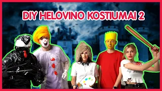 DIY HELOVINO KOSTIUMAI 2 | Talžūnas, Aqva, Gretasweet, STIMOMEDIA, Vėjas, Lauritta | Pildyk