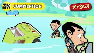Mr. Bean's Car Wars! - Mr. Bean Cartoon Season 2 - Funny Clips - Cartoons for Kids