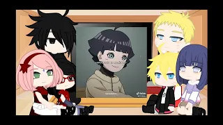 team 7 and Hinata react to boruto and himawari