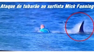 Ataque de tubarão ao surfista australiano Mick Fanning - Fantástico 19/07/2015