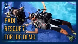 PADI IDC - Rescue Exercise 7 Demo