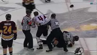 Antoine Roussel vs David Liffiton Mar 22, 2012