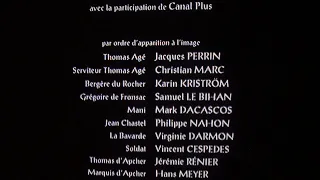 Brotherhood of the Wolf (Le pacte des loups) 2001 DVD Closing Credits