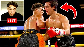 Adin Ross Reacts to Bryce Hall Vs. Austin McBroom FIGHT!