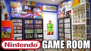 ULTIMATE Nintendo Game Room Tour