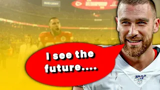 Travis Kelce predicted what would happen on the chiefs incredible 13-second drive 😱🤯 #shorts