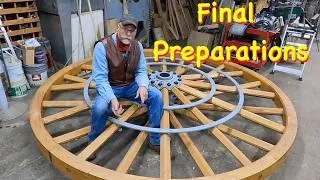 The Last Steps For Setting 10 Foot Logging Tires | Engels Coach Shop