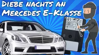 Diebe nachts an E-Klasse - organisierte Kriminalität? #shorts #viral #polizei  #viralvideo #drselzer