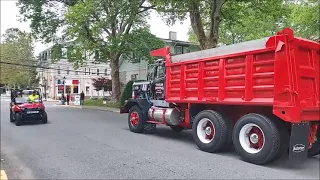 Trucks at the 2023 Macungie  PA truck show! Truck convoy!