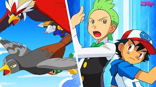 Ash and Cilan vs Soren and Rocko - Full Battle | Pokemon AMV