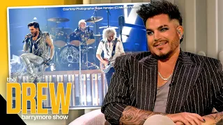 Adam Lambert Dishes with Drew About Performing with Queen and Serenades Our Guest Host