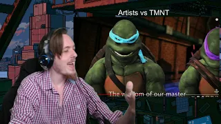 Artists vs TMNT. Epic Rap Battles of History (Reaction/Breakdown)