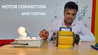 water pump motor winding connection and test |mschinnasamy|MS