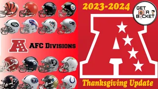 2023-2024 NFL AFC Thanksgiving Update