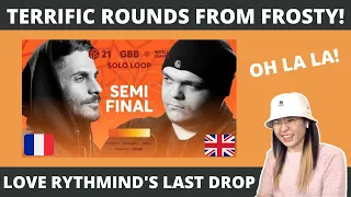 REACTION to Rythmind vs Frosty | GRAND BEATBOX BATTLE 2021: WORLD LEAGUE + My Fave parts! 🔥