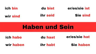 Haben und Sein | Verb Conjugation | German for Beginners | German Made Easy | Learn German | A1