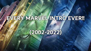 EVERY MARVEL INTRO (2002-2022) (Including Moon Knight, Morbius, and Multiverse of Madness Concepts)