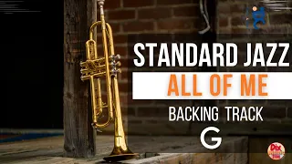 Backing track Standard jazz - All of me in G (150 bpm)