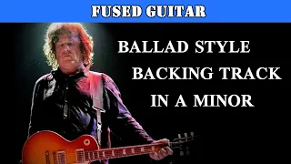 Gary Moore Rock Ballad Backing Track In A Minor, Harmonic Minor Lesson.