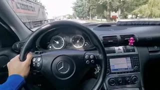 Mercedes c320 cdi w204 | 0-100, 0-150 km/h | by Crazy Pov Drive