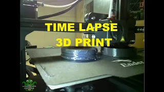 Time Lapse: 3D Printing Respirator cartidges