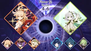 C0 Yoiverload + C0 Nahida Hyperbloom | 4.6 Spiral Abyss 9* Gameplay