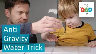 Upside Down Glass Of Water Trick - Kids Science