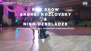 ANDREI KOZLOVSKY & NINO DZNELADZE PRO SHOW | JIVE | INTERNATIONAL GRAND BALL DANCESPORT CHAMPIONSHIP