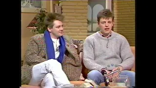 Suggs & Carl (Madness) interviewed by Anne Diamond about heroin, Good Morning Britain, 13/02/86