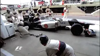 F1 2012 Britain Kobayashi Rams Pit Crew