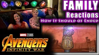 INFINITY WAR | HISHE | FAMILY Reactions