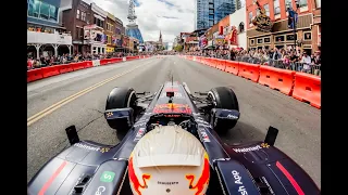 David Coulthard brings Red Bull RB7 to DC's Pennsylvania Avenue