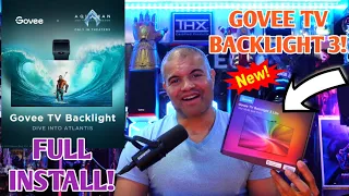 Govee TV Backlite 3 & Aquaman and The Lost Kingdom Lightshow! - Unboxing and Install!