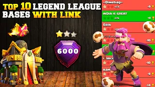 GLOBAL TOP 10 *Best* Th16 Legend League Base Link At +6000 Trophies | *Anti2Star* Th16 Base.