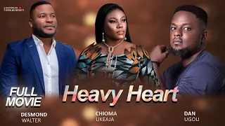 HEAVY HEART -(FULL MOVIE) CHIOMA UKEAJA - DESMOND WALTER, JERRY OKPAN 2024 NIGERIAN NOLLYWOOD  MOVIE