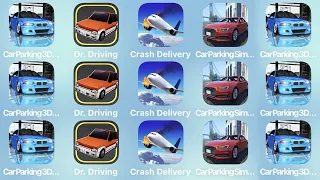 Car Parking 3D, Dr Driving, Crash Delivery and More Car Games iPad Gameplay