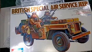 BRITISH SPECIAL AIR SERVICE JEEP (1-35)