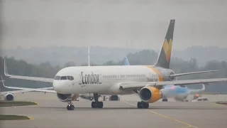 Condor Thomas Cook Boeing 757-330 D-ABOK departure at Munich Airport Abflug München Flughafen