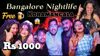 Bangalore Nightlife first experience 😱 | Koramangala nightclub 🤯 ​⁠​⁠@Munasking