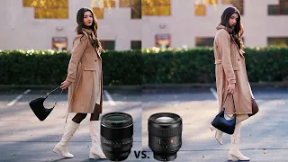 Fujifilm XF 50mm F1.0 vs Sony FE 85mm F1.4 GM w/ @rosinashakirova (X-T4 vs A7iii)