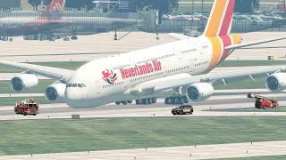 A380 Pilot Got Big Promotion After This Landing | X-Plane 11