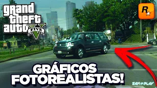 ESSE MOD deixou o GTA V FOTOREALISTA feito PELA INTEL! - O Mais Realista de Todos!