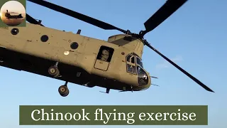 Chinook flying exercise - Dutch military