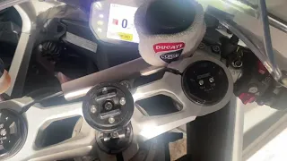 Ducati panigale 2021 V2 Toce exhaust (cold start)