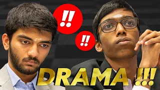 DRAMA IN TIME TROUBLE - Gukesh vs Praggnanandhaa - Tata Steel Chess 2024