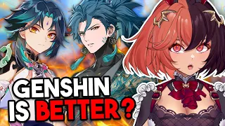 Why Genshin Is Better Than Wuthering Waves | HexJuice Reacts