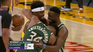 Antetokounmpo bros have fun after the game | Lakers vs Bucks