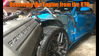 Removing the Engine from an S550 Mustang