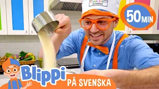Blippi Svenska | Laga mat med Blippi | pedagogiska videor för barn