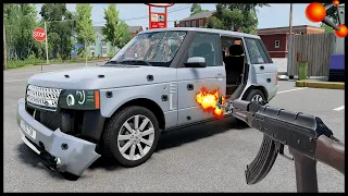 ОРУЖИЕ В БИМКЕ! Стреляю В МАШИНЫ! - BeamNg Drive